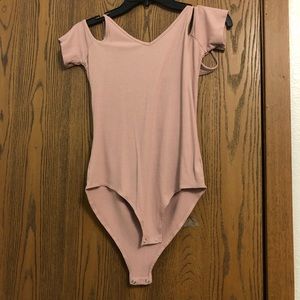 Pink onesie from American Eagle